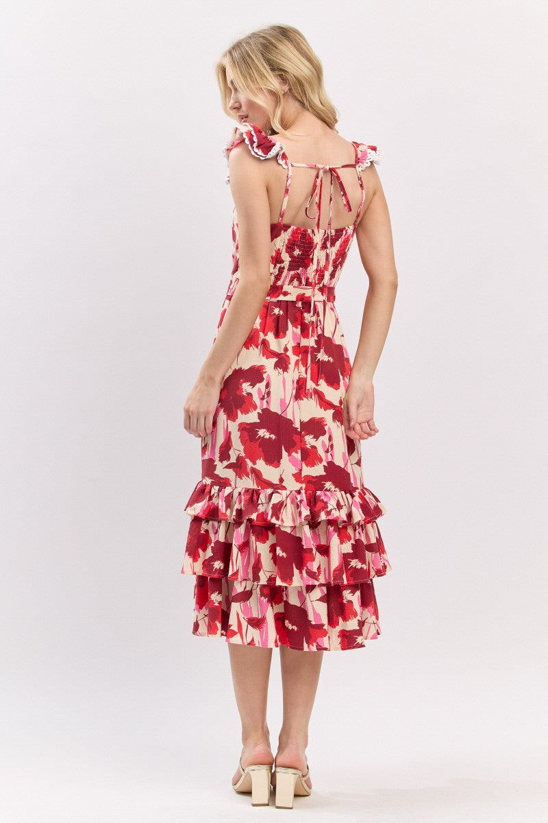 VESTIDO ROJO MIDI