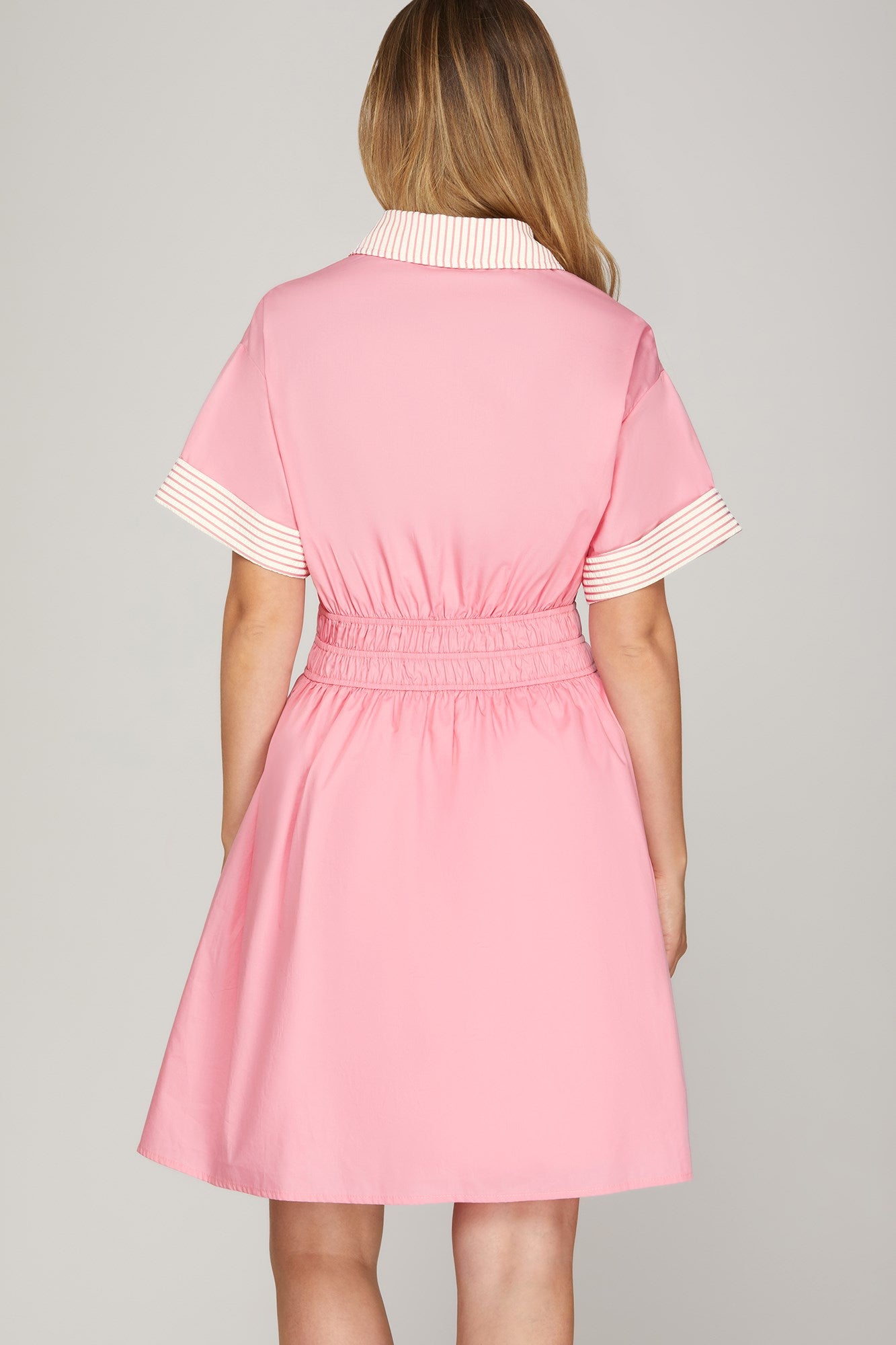 VESTIDO CORTO ROSA PINK