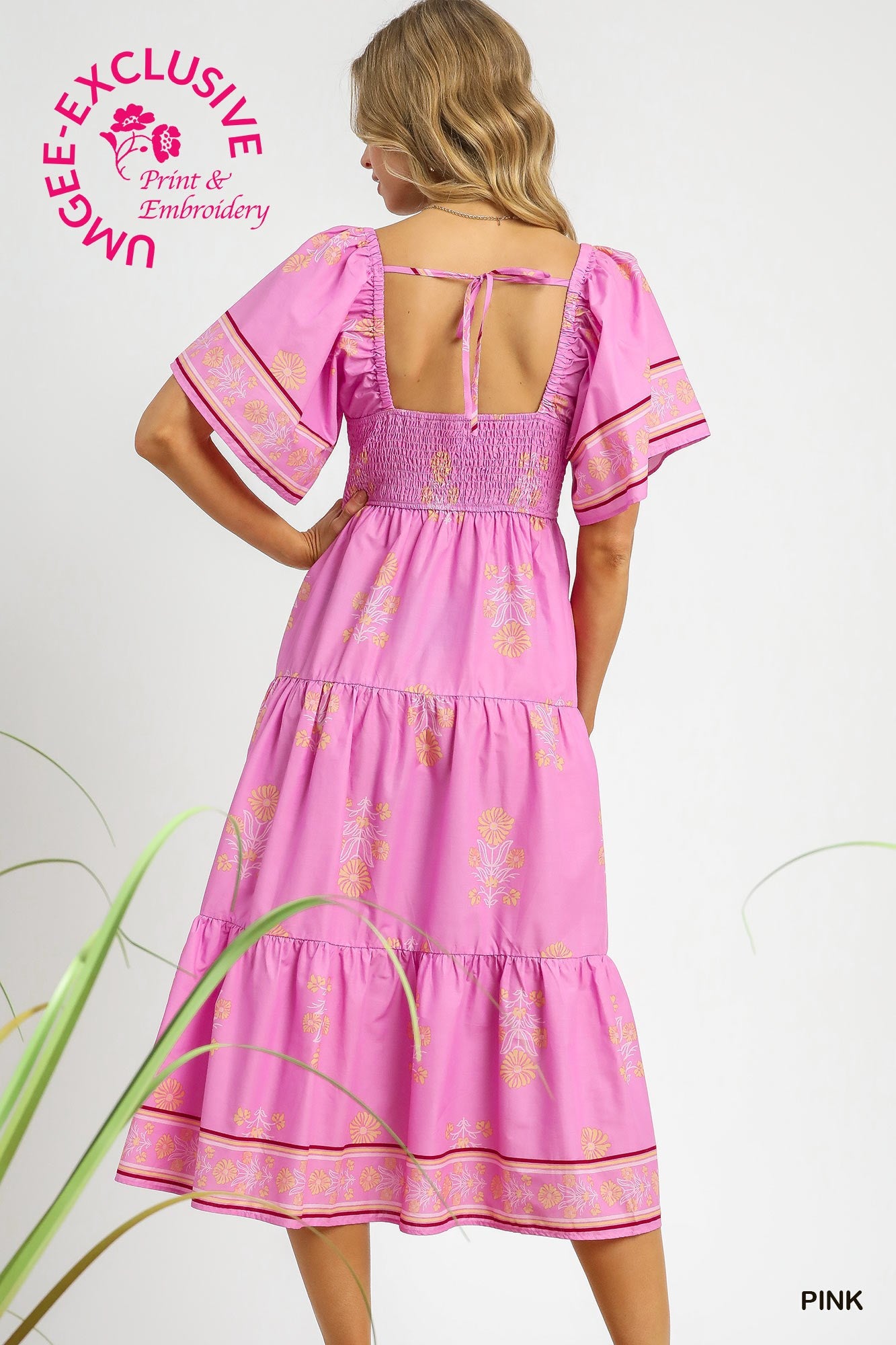 VESTIDO LILA ESTAMPADO