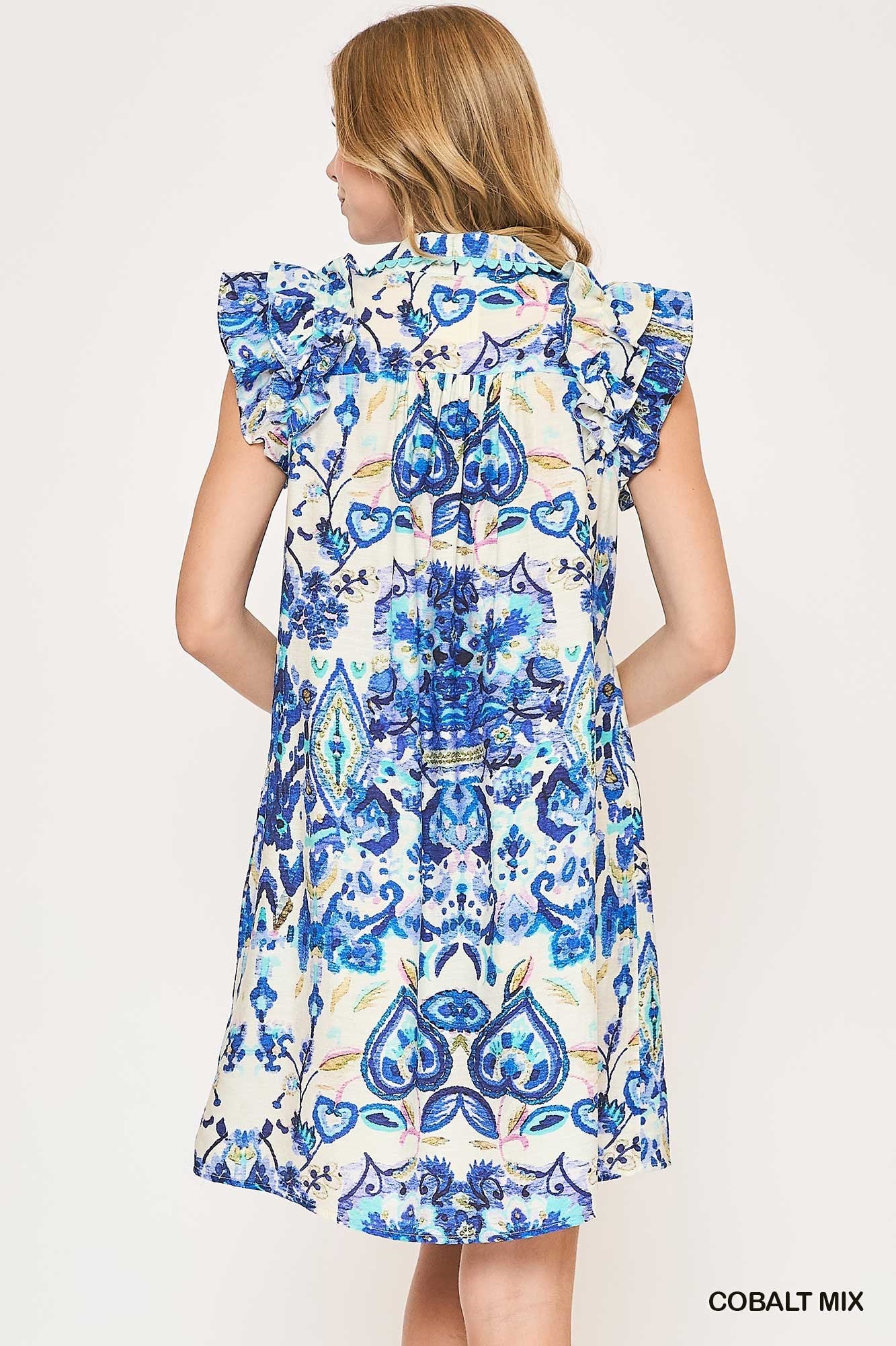 VESTIDO AZUL ROYAL
