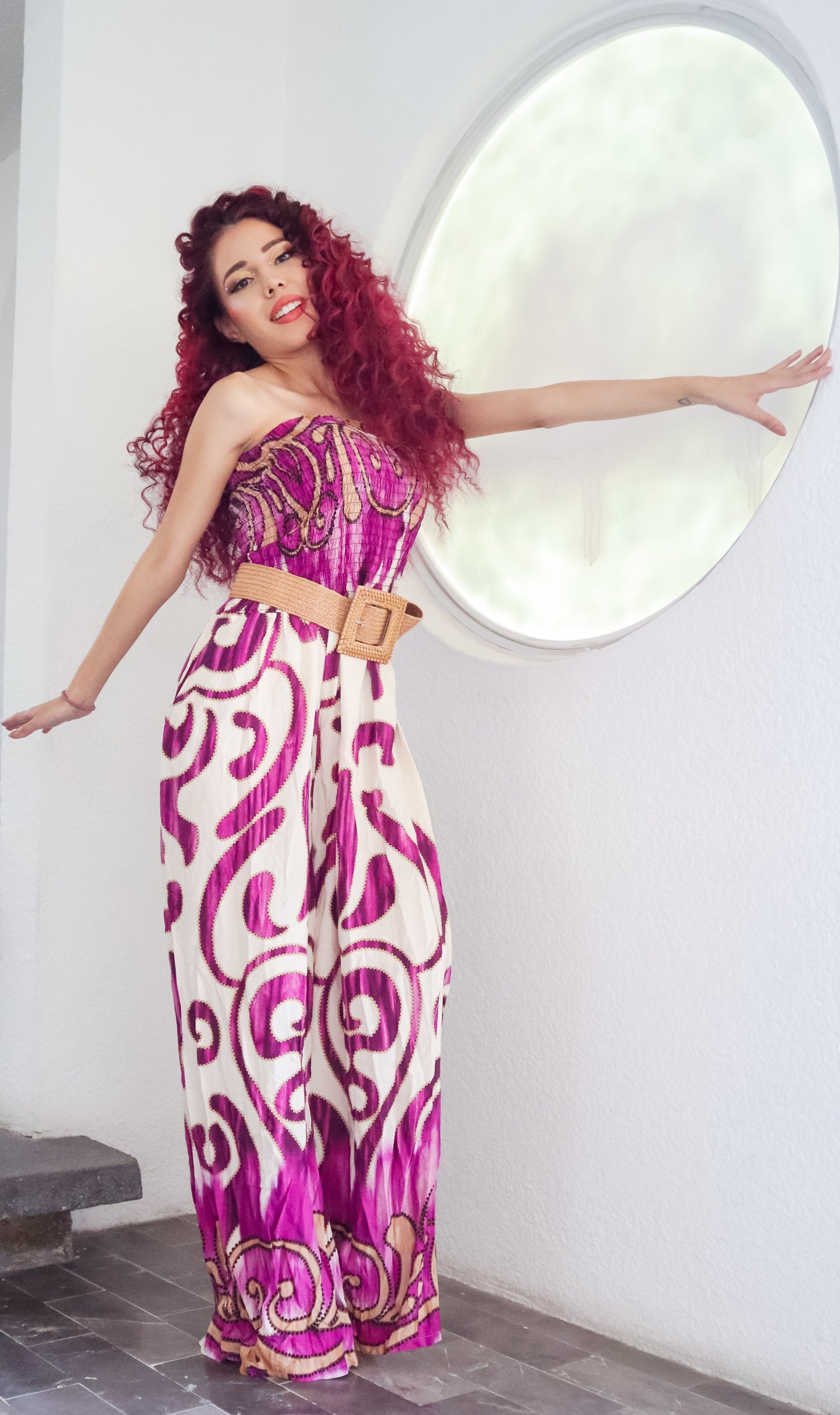 PALAZZO NT STRAPLESS MAGENTA