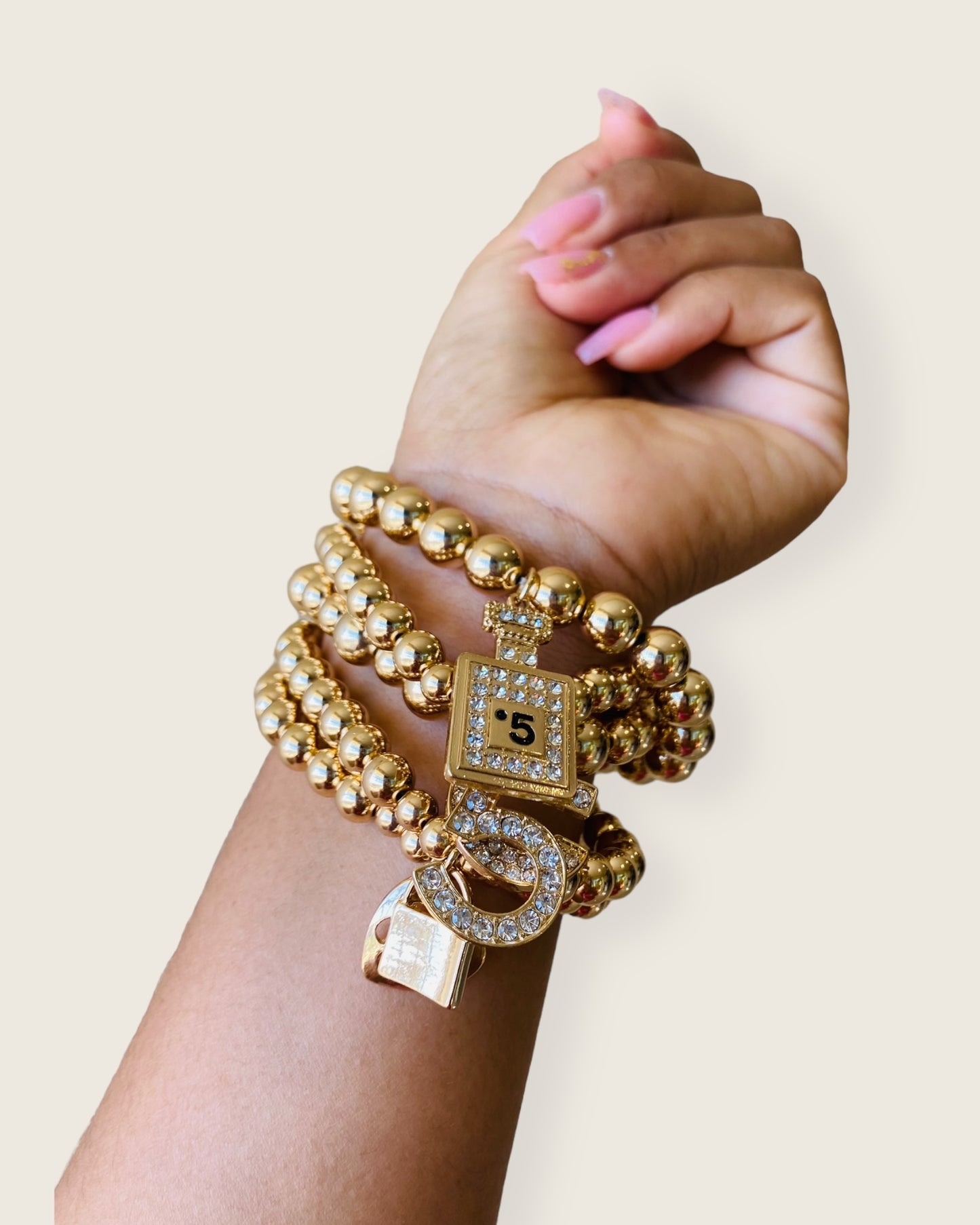 JUEGO DE PULSERAS CHANEL STYLE