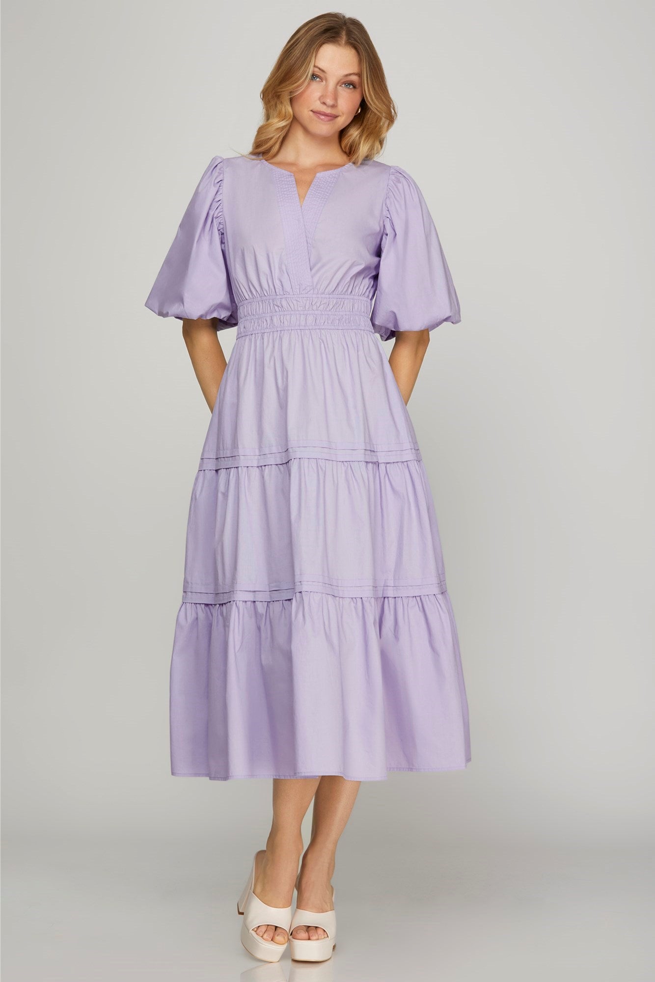 VESTIDO LILA