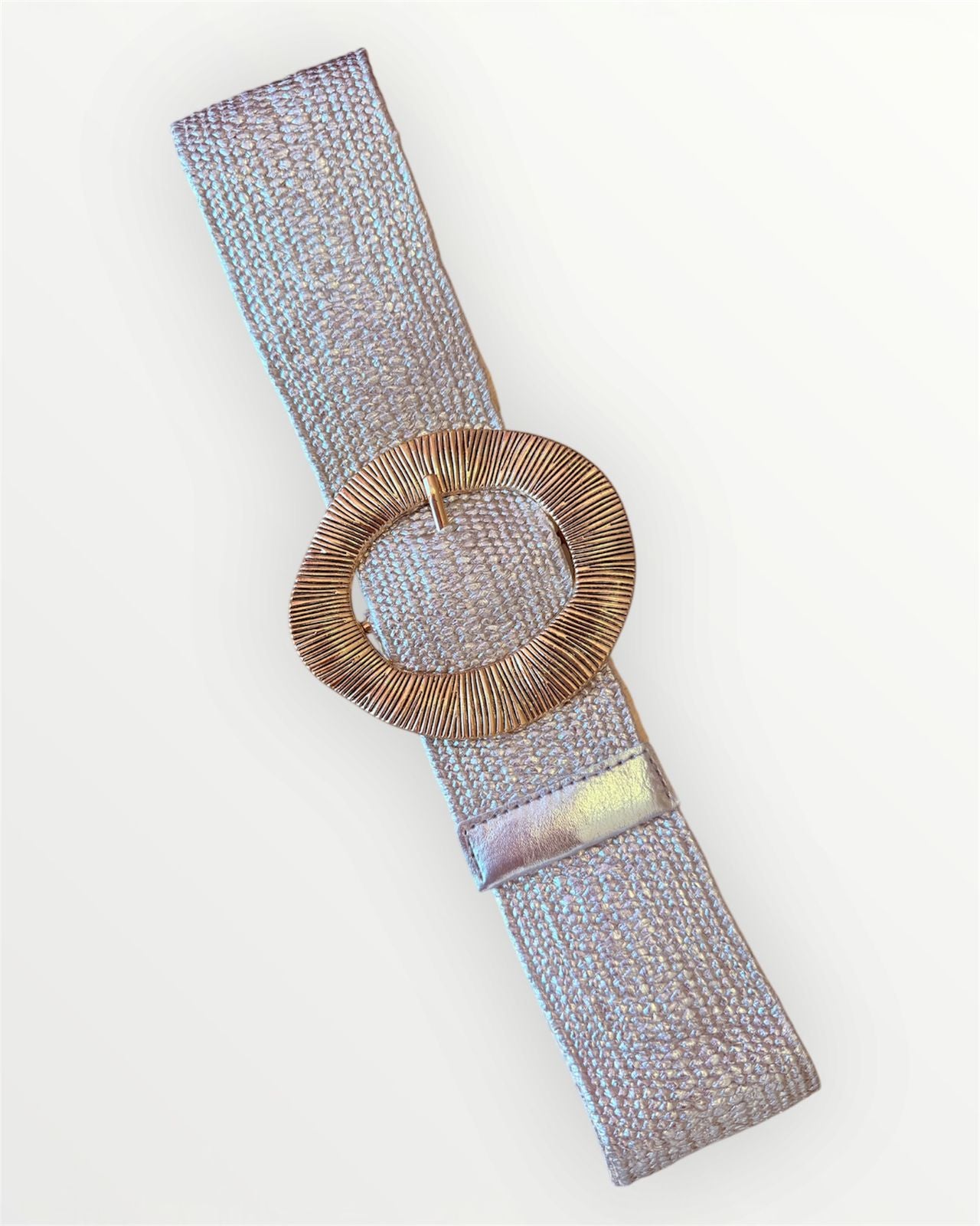 CINTURÓN ELÁSTICO PLATA