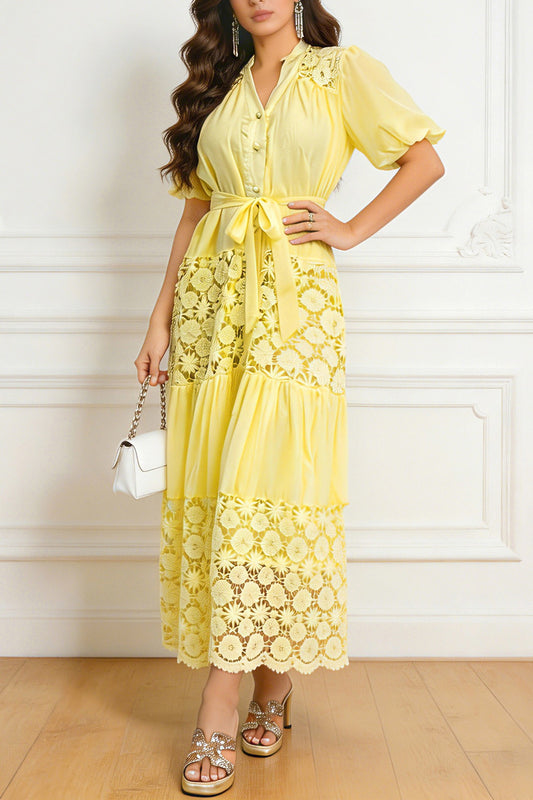 VESTIDO AMARILLO MIEL