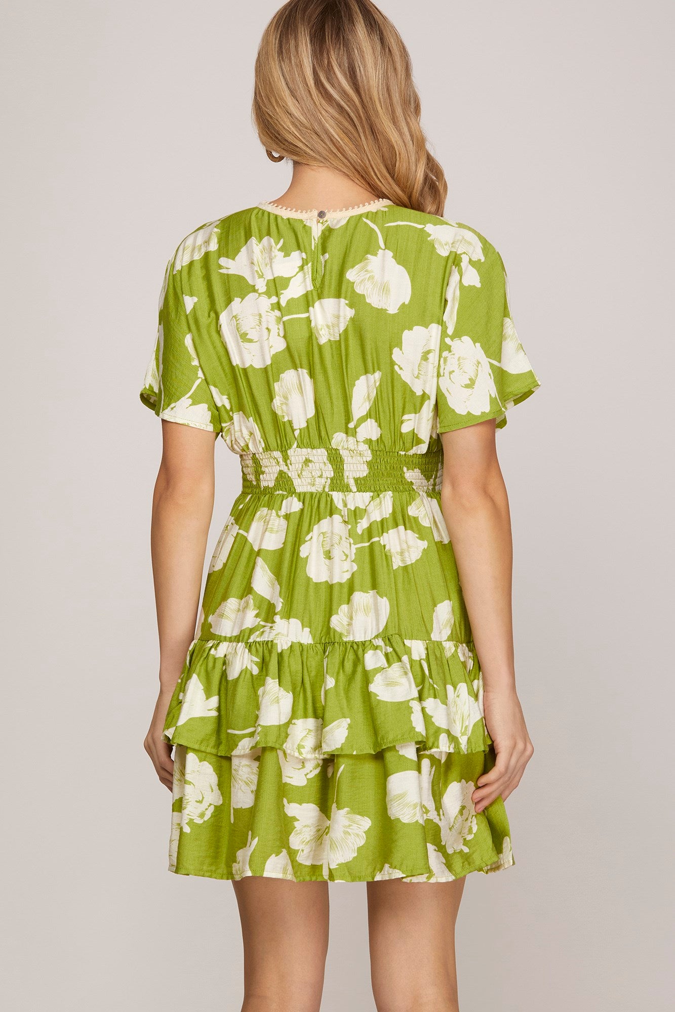 VESTIDO CORTO LIMÓN