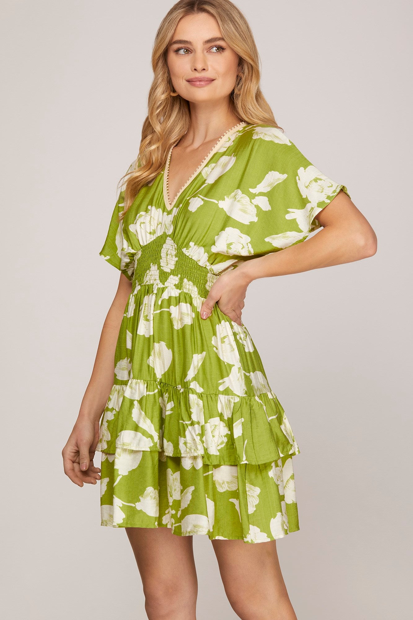 VESTIDO CORTO LIMÓN