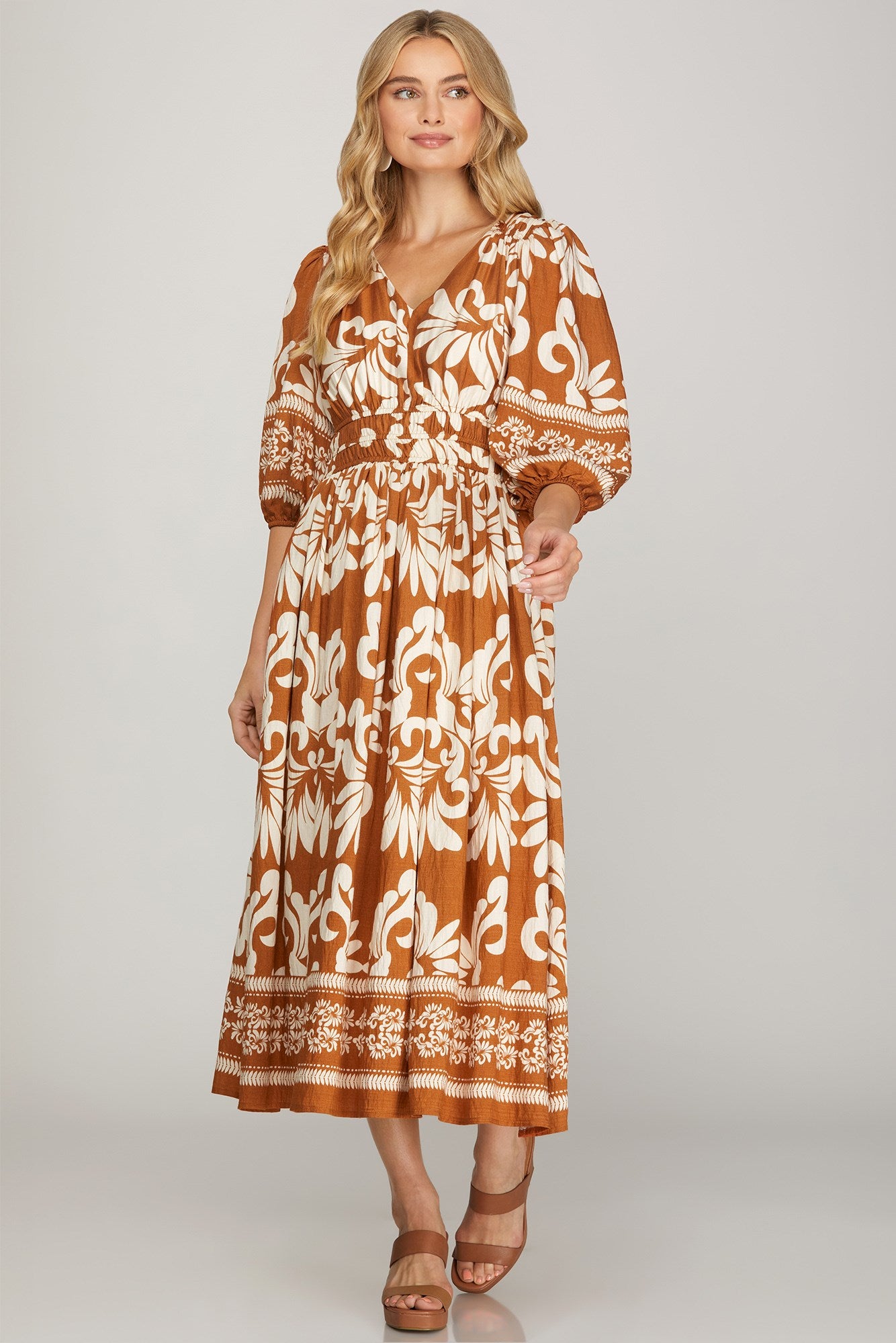 VESTIDO CARAMELO