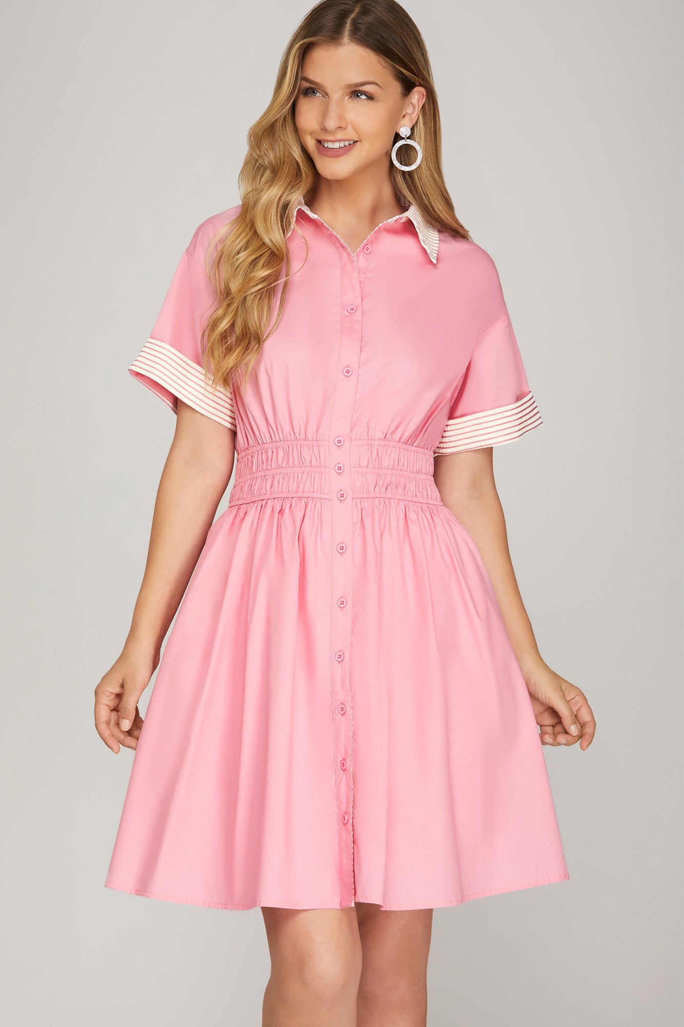 VESTIDO CORTO ROSA PINK