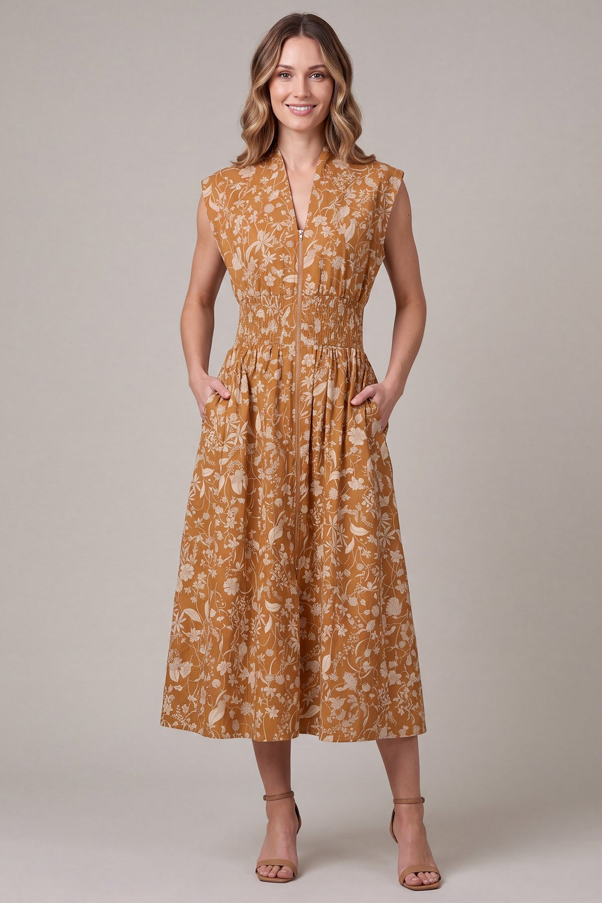 VESTIDO CANELA