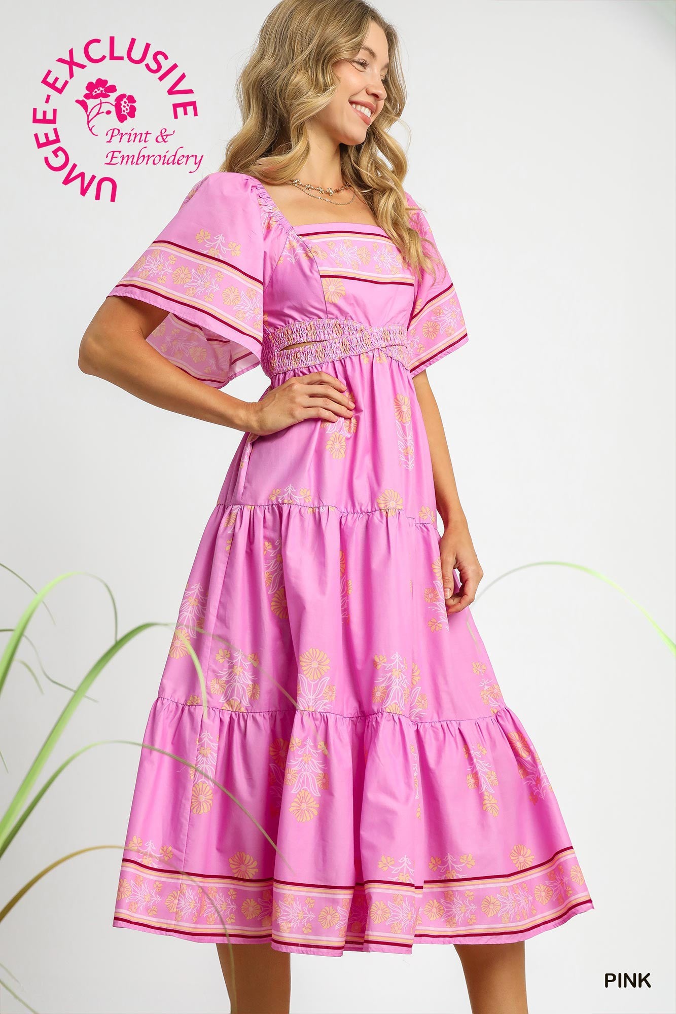 VESTIDO LILA ESTAMPADO