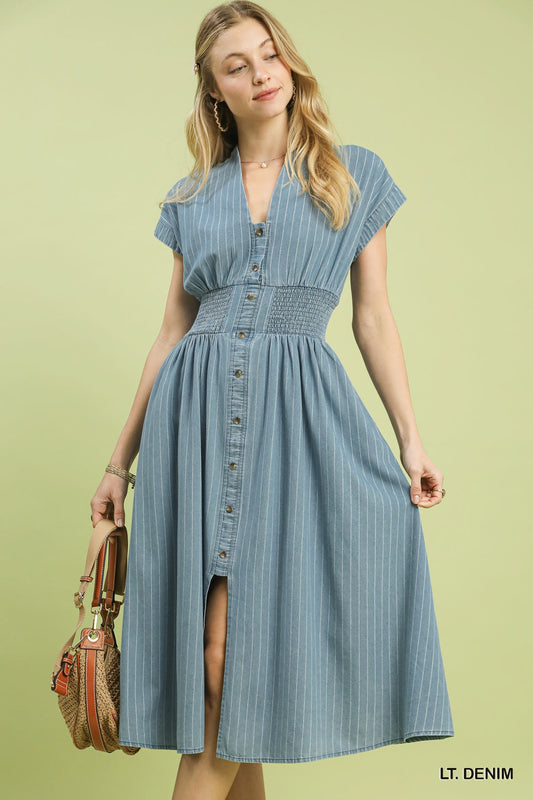 VESTIDO DENIM CLARO