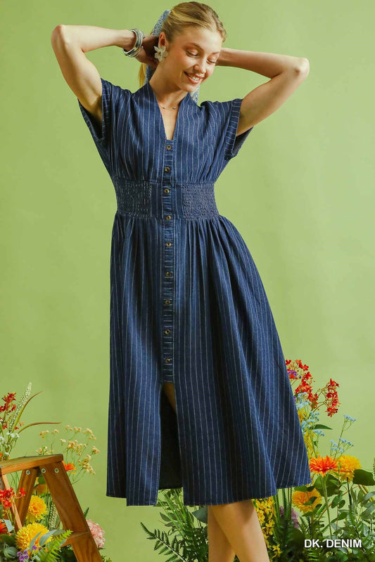 VESTIDO DENIM OSCURO