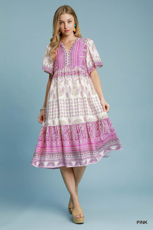 VESTIDO MIDI LAVANDA