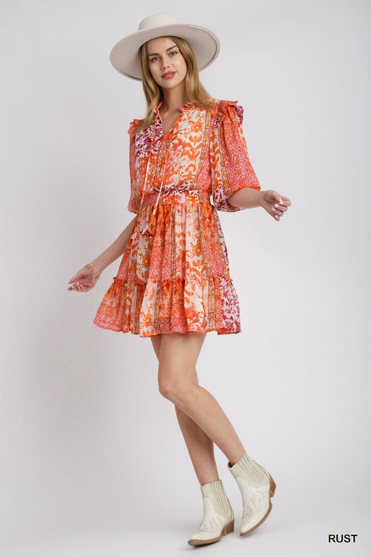 VESTIDO CORTO NARNAJA