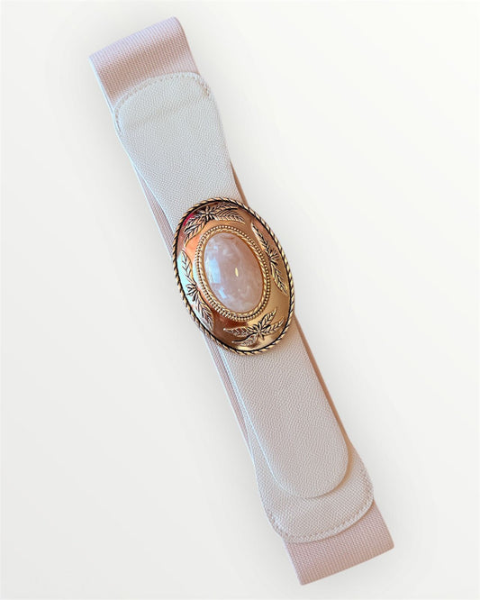 CINTURÓN ELÁSTICO IVORY CUARZO