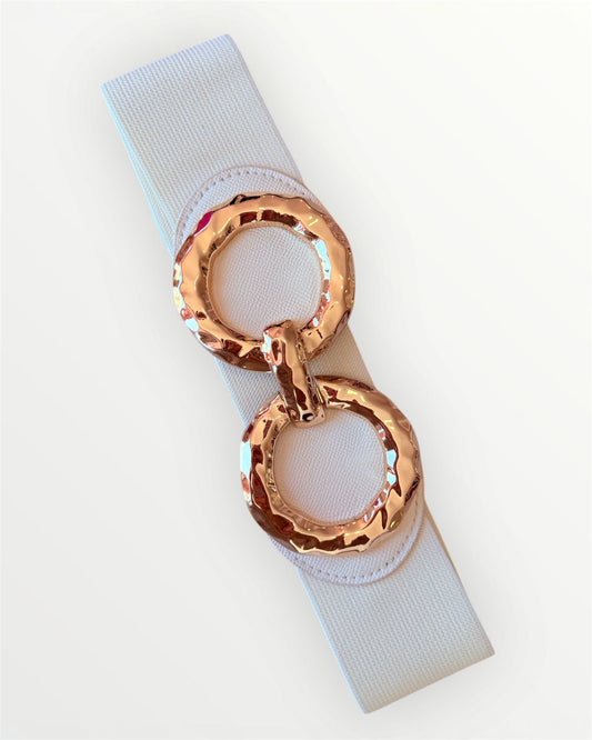 CINTURÓN ELÁSTICO IVORY CÍRCULOS