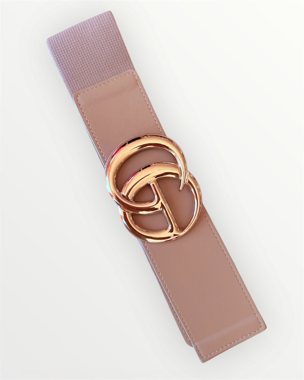 CINTURÓN ELÁSTICO NUDE CÍRCULOS