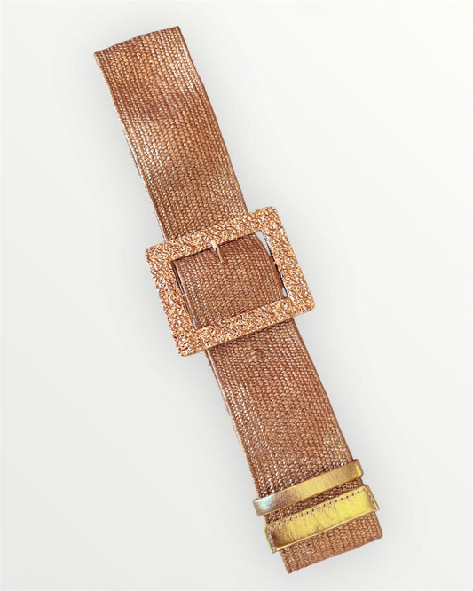 CINTURÓN ELÁSTICO DORADO