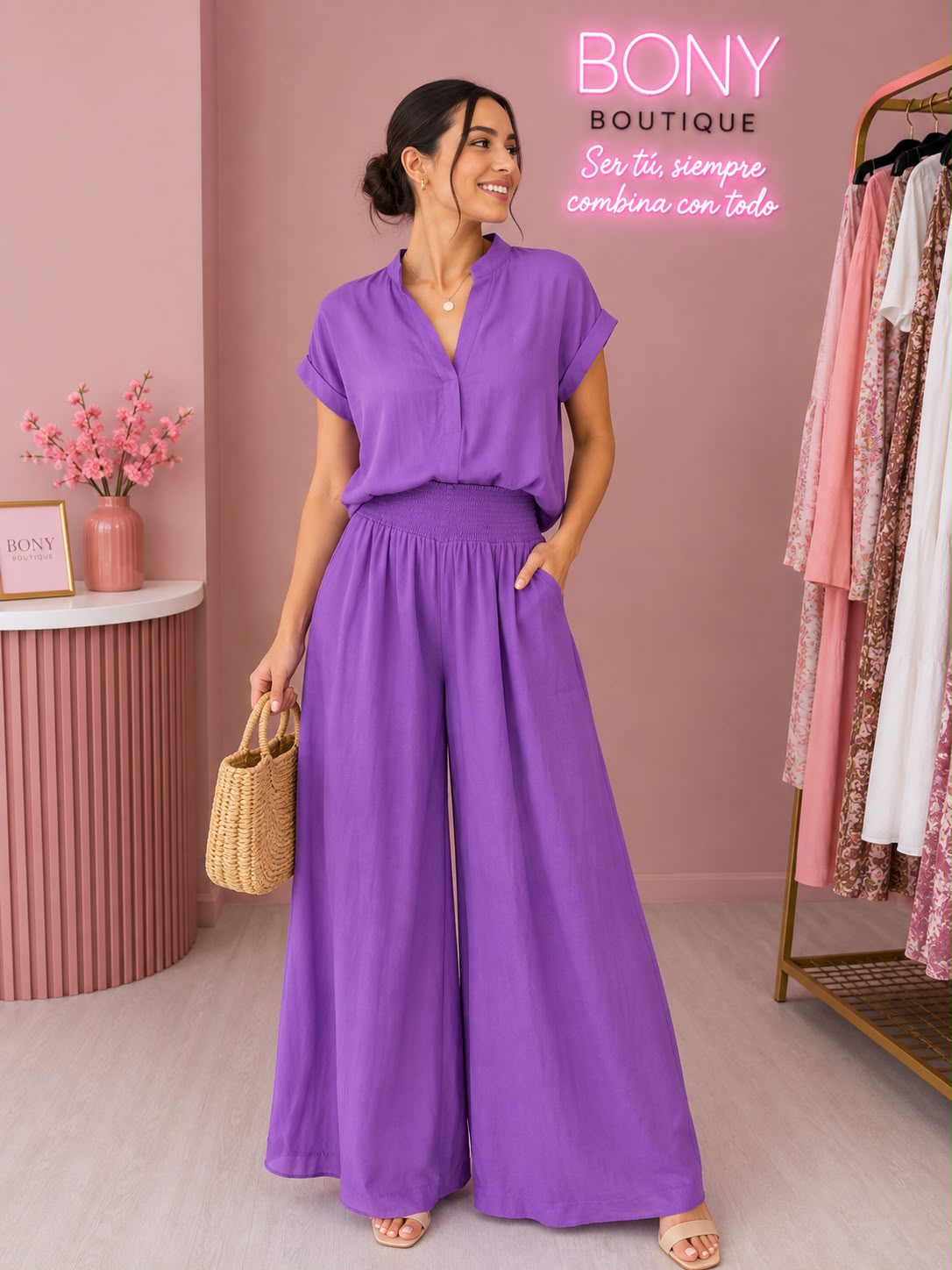 BLUSA NZ MORADA