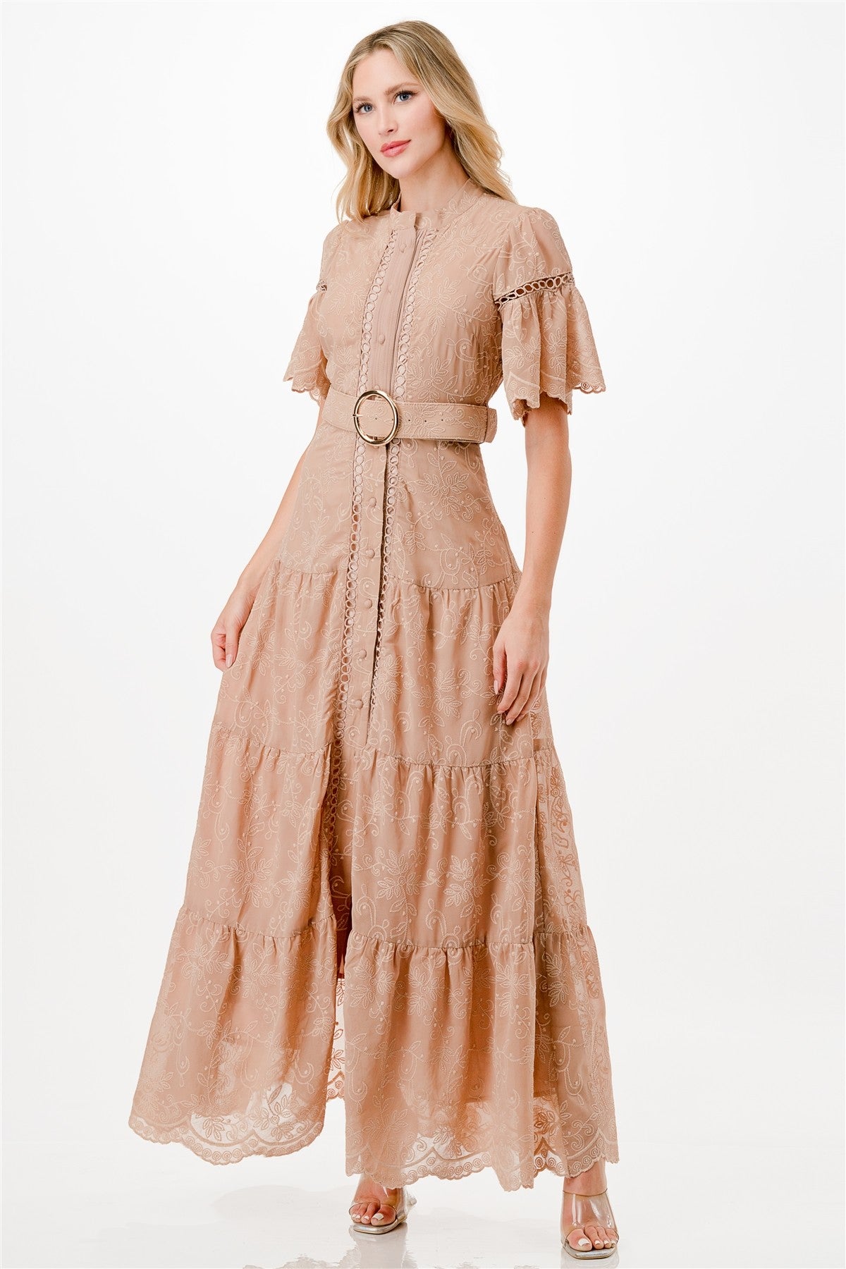VESTIDO MAXI BEIGE